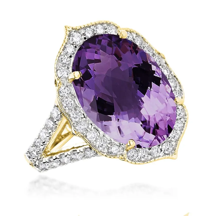 Amethyste Statement Cocktail Ring