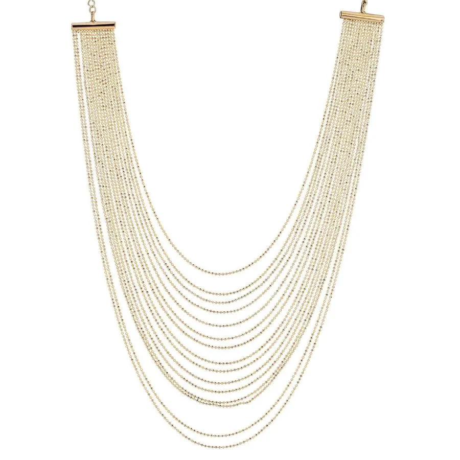 Gilded Multi-Chain Necklace