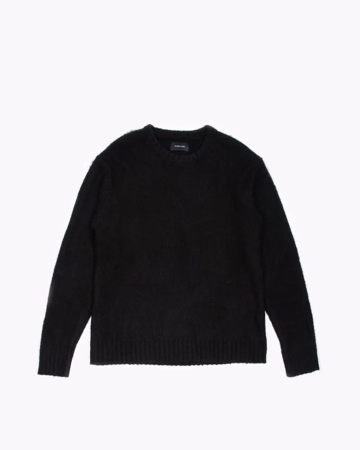 Noir Wool Crewneck Sweater