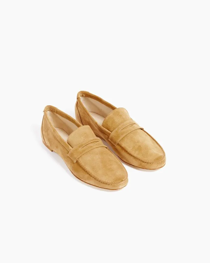 Suede Penny Loafers