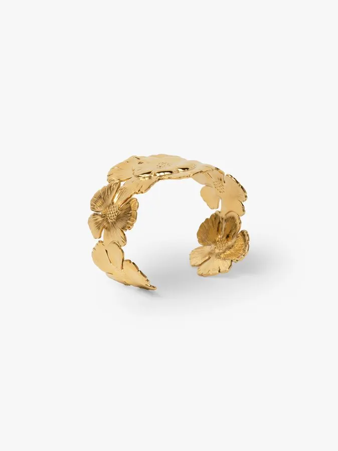 Fleur Floral-Detail Cuff