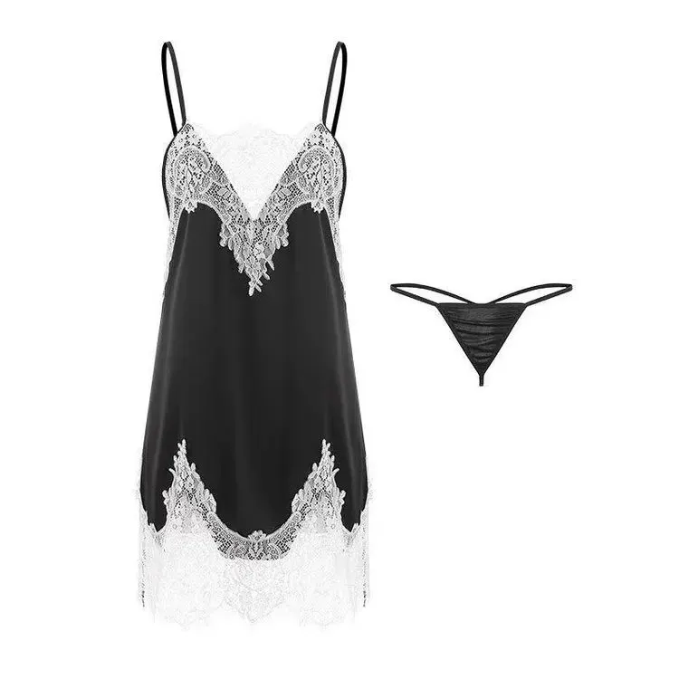 Jet Silk Lingerie Slip