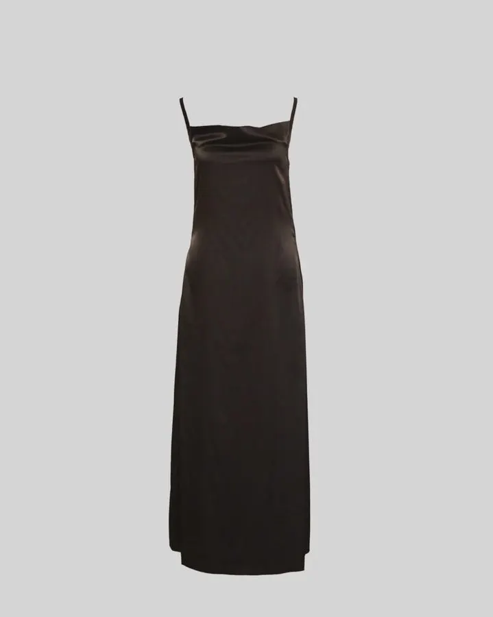 Ebony Cowl-Neck Slip