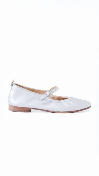 Two-Tone Mary-Jane Flats