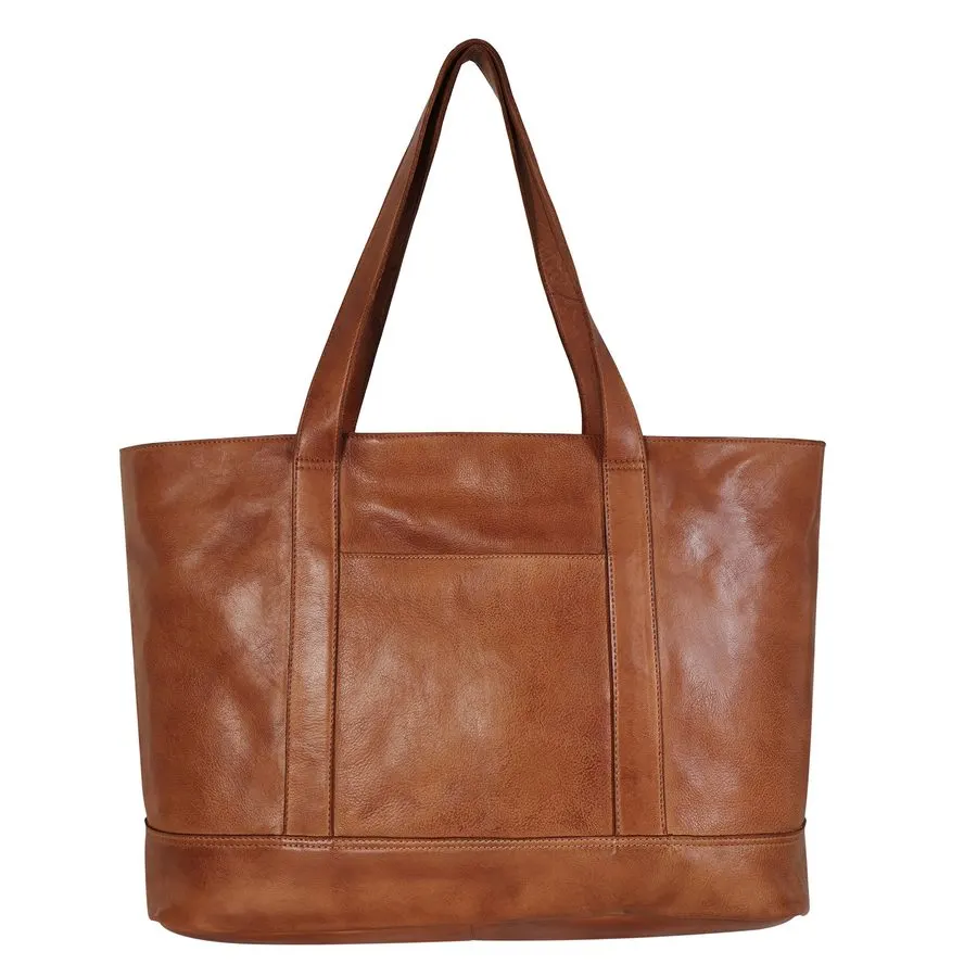 Caramel Everyday Leather Tote