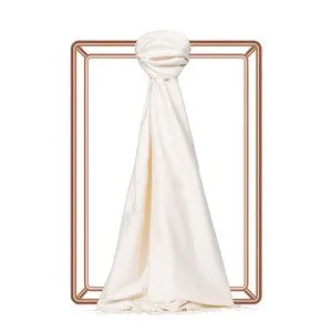 Smoke & Pearl Oblong Silk Wrap