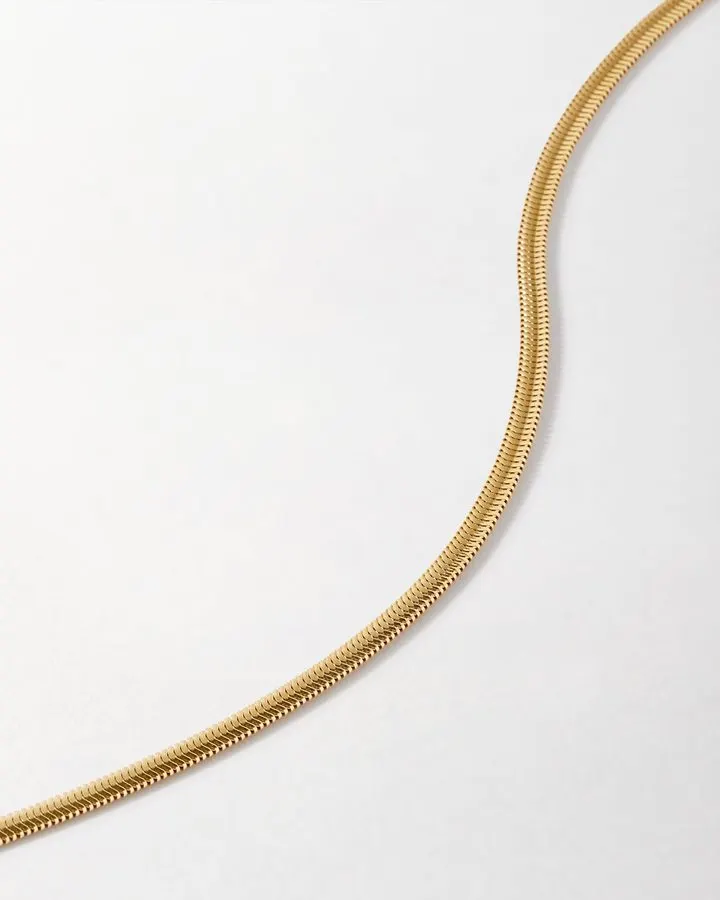Solene Flat Snake Chain