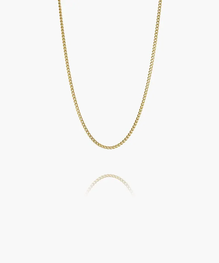 Gilded Curb Chain Necklace