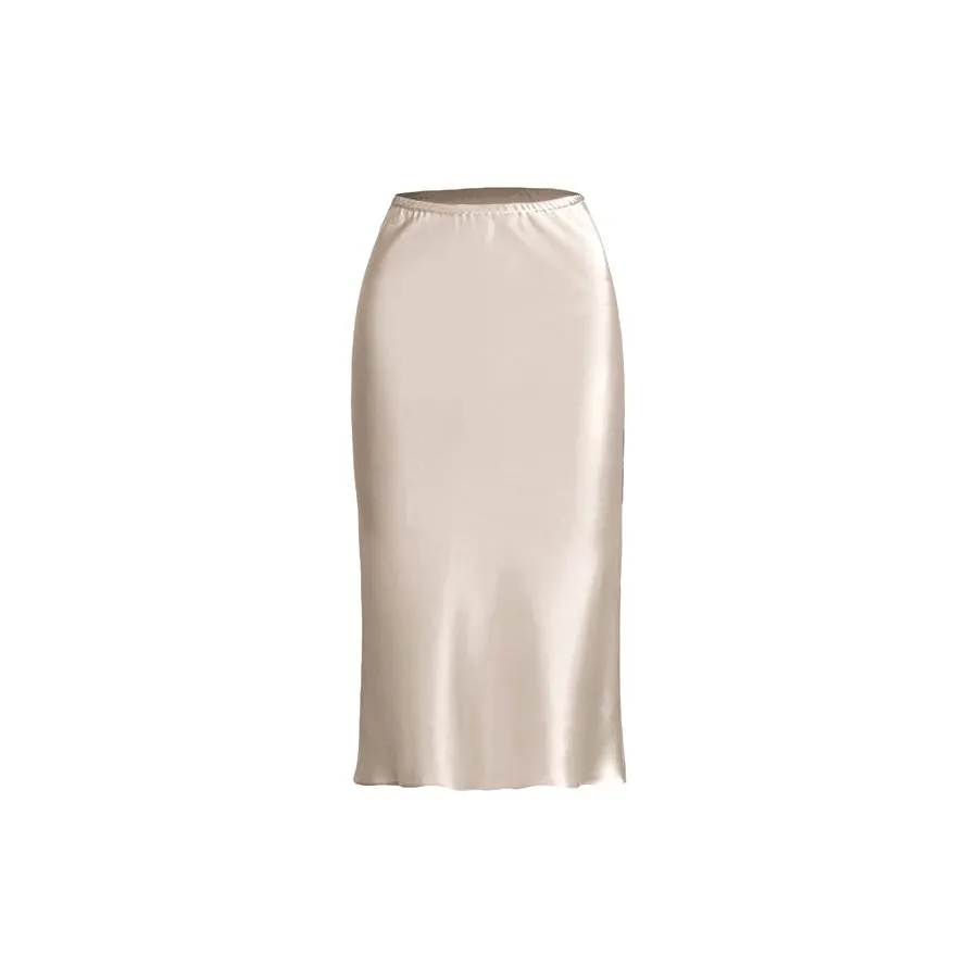 Dusk Satin Slip Skirt