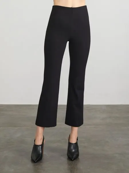 Midnight Cropped Flare Trousers