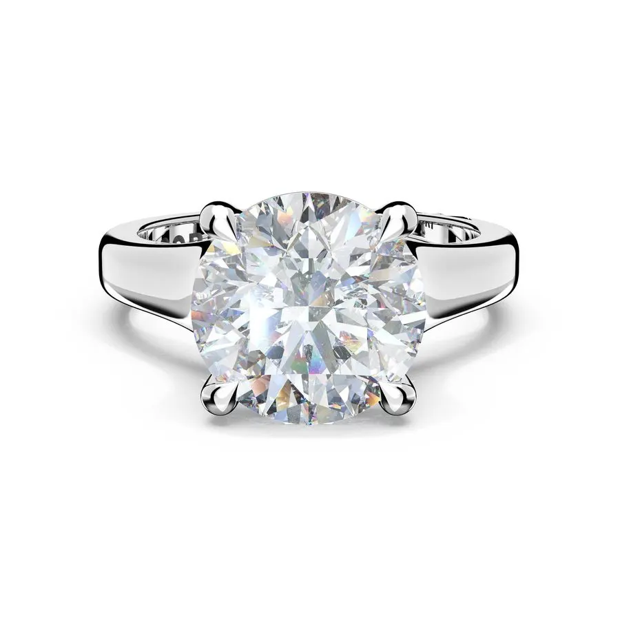 Marble Solitaire Ring