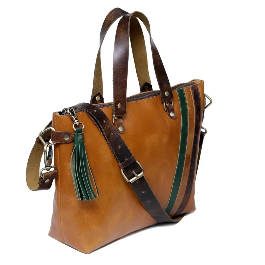 New York Buffalo Leather Tote