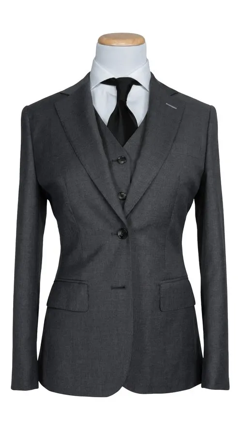 Noir Charcoal Three-Piece Suit