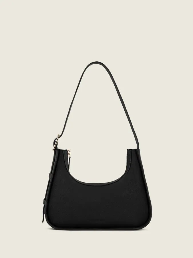 Noir Minimal Baguette Bag