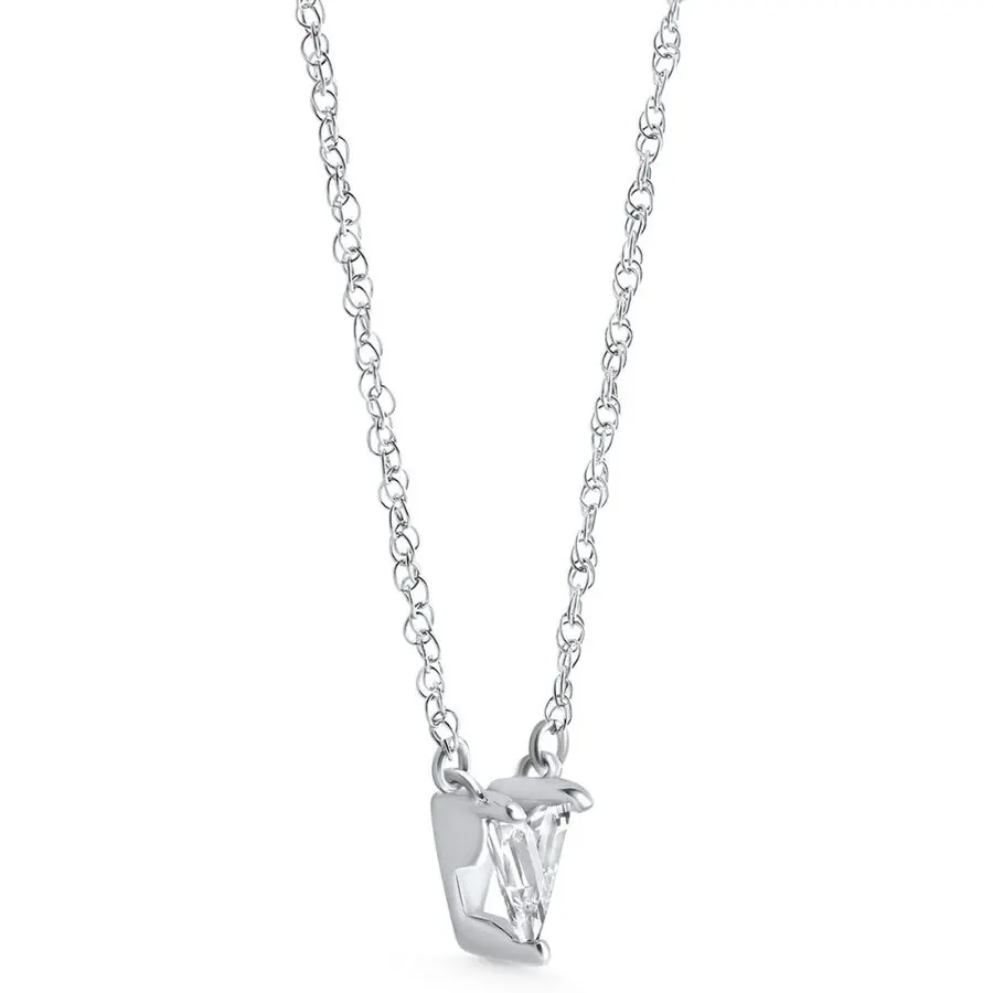 Vega Initial Pendant Necklace