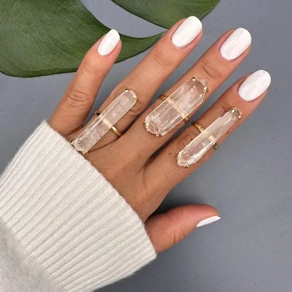 Gemstone Manicure Ring