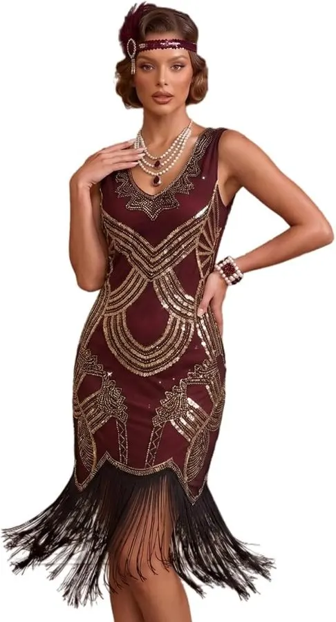 Gatsby Sequin Cocktail Dress
