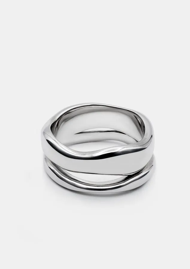 Velvet Display Silver Ring