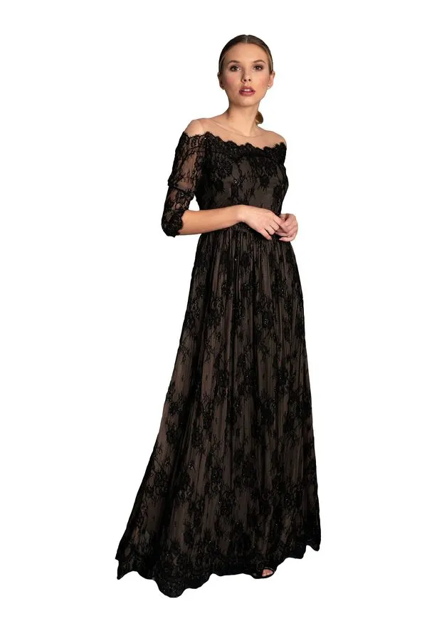 Chantilly Lace Midnight Gown