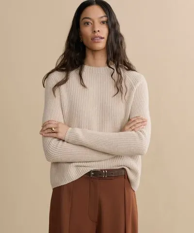 Marled Fisherman Knit