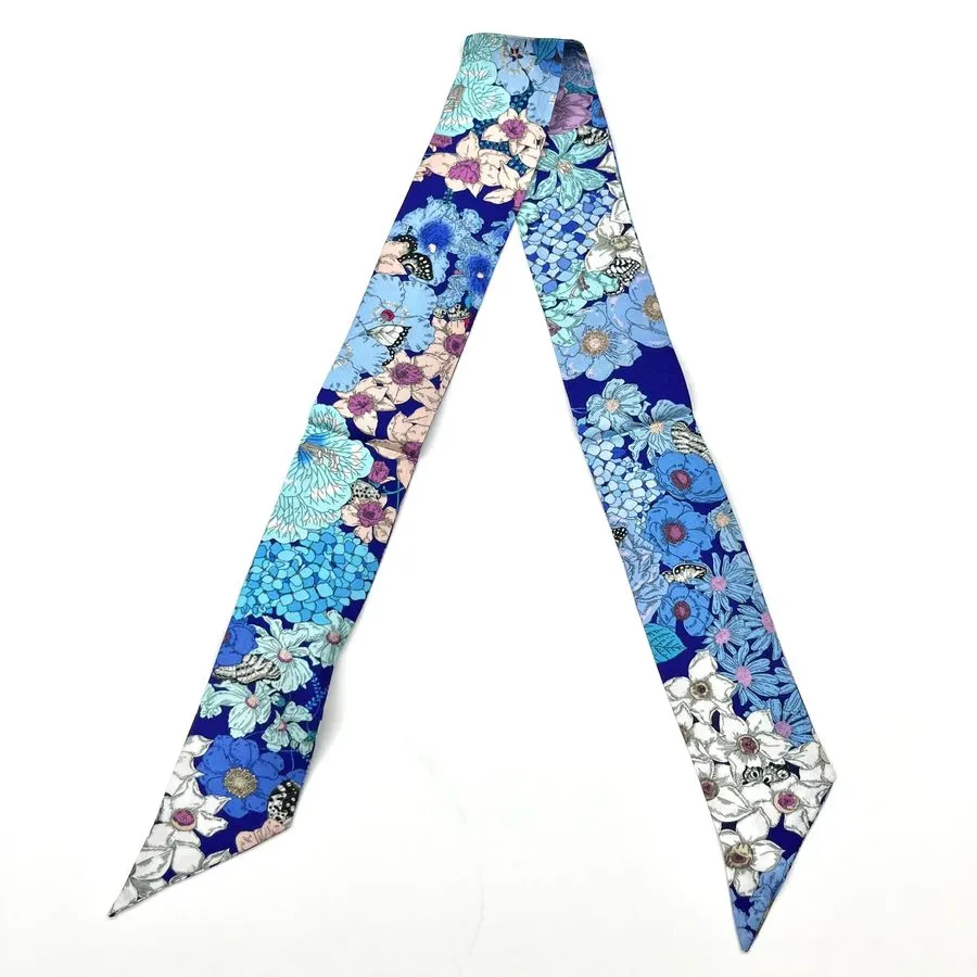 Nocturne Floral Silk Foulard