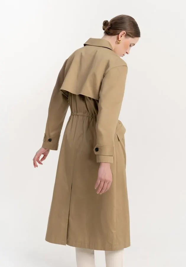 Sable Belted Trench