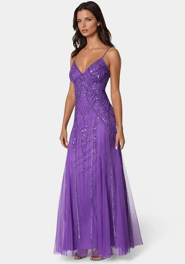 Amethyst Night Cocktail Dress