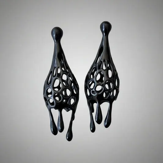 Eclipse Artistic Statement Earrings