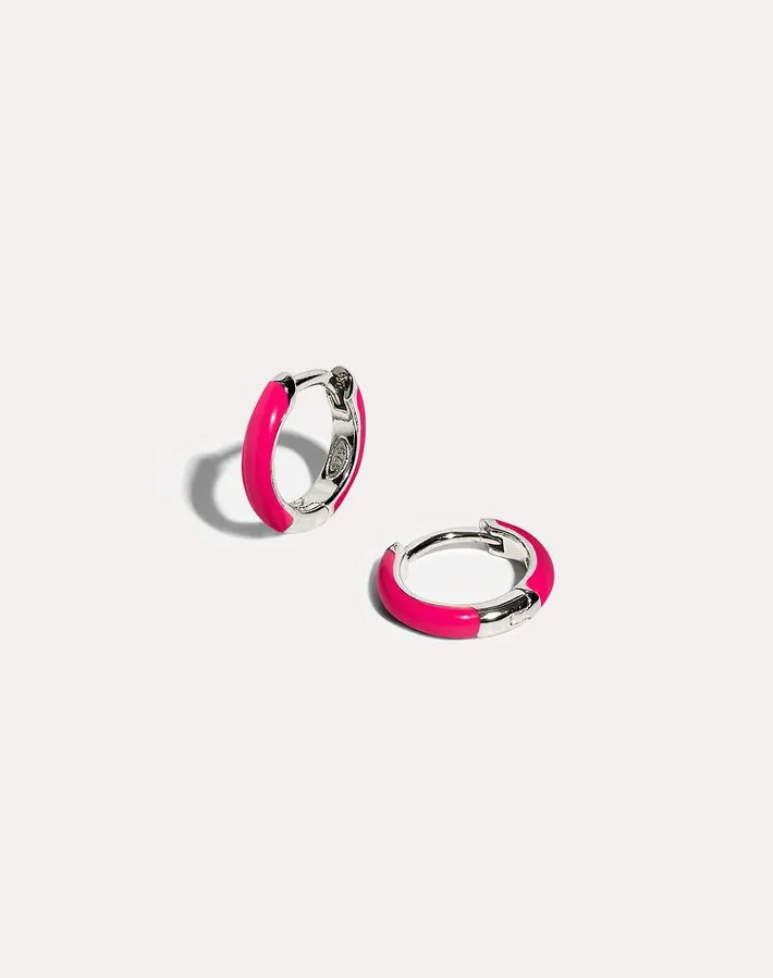 Enamel Colour-Pop Hoops