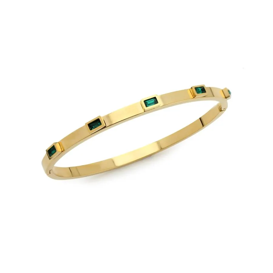 Emeraude Jewelled Bangle
