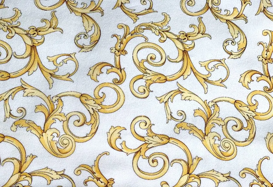 Gilded Baroque Silk Carré
