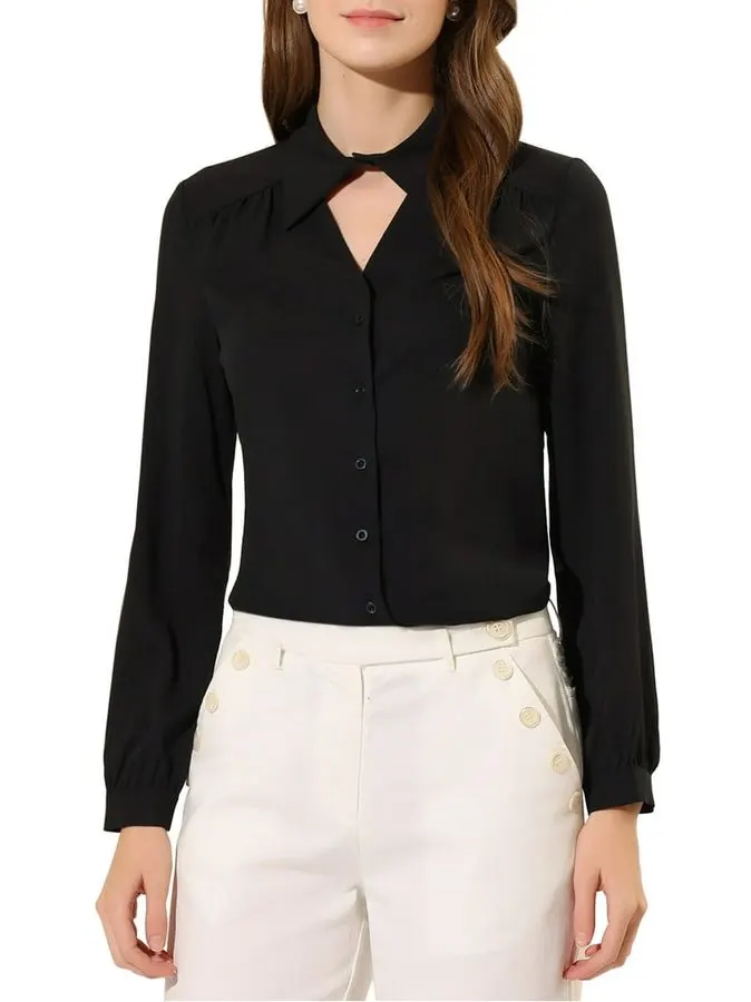 Noir Chic Blouse