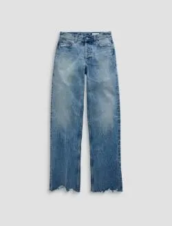Clean Rigid High-Rise Jeans