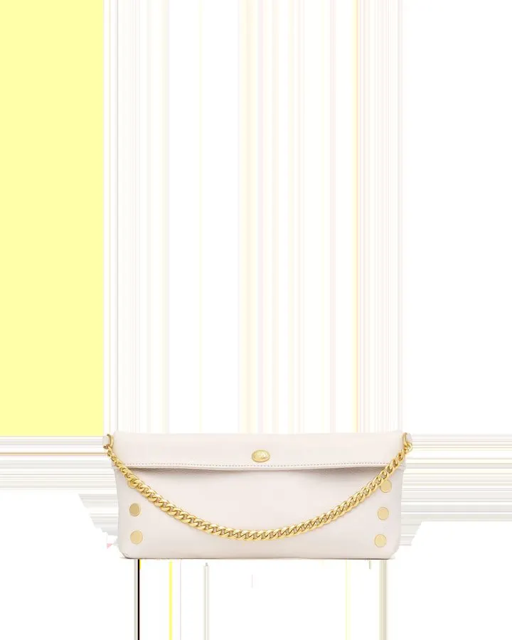 Gilt Chain-Handle Clutch