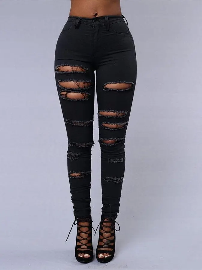 Ripped Black Skinny Jeans