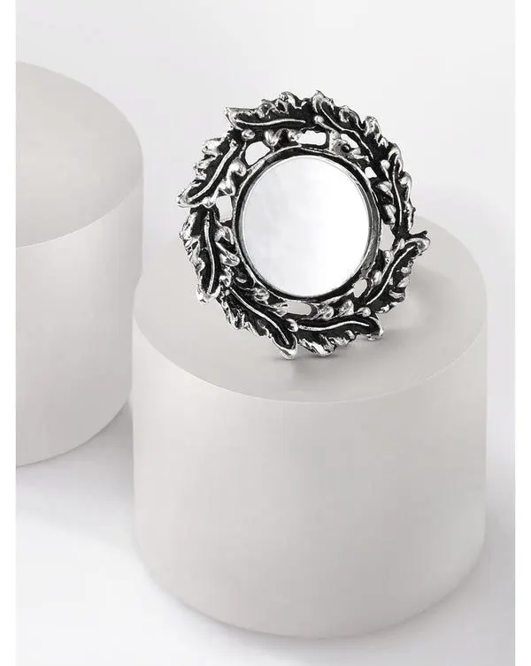 Oxidised Silver Statement Rings