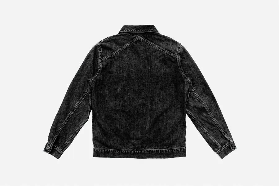 Monochrome Washed Denim Jacket