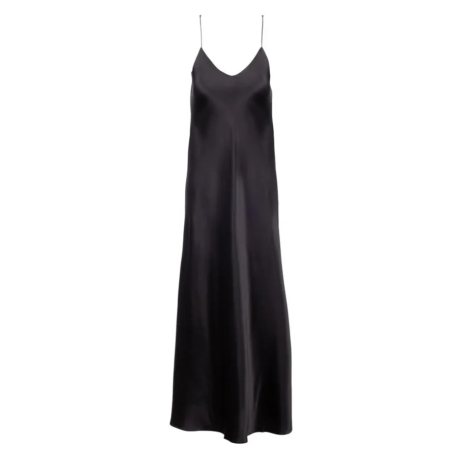 Noir Editorial Silk Slip