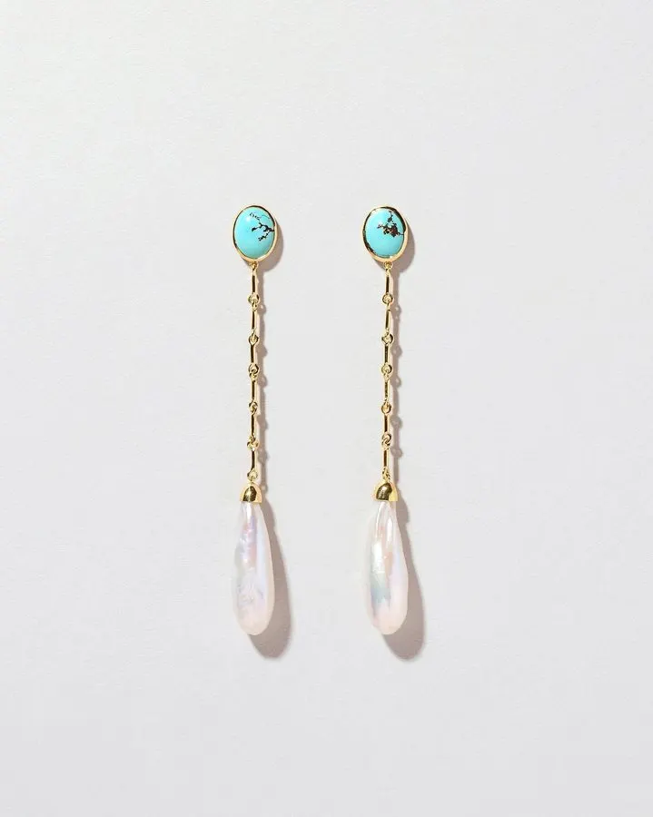 Shoulder-Duster Drop Earrings