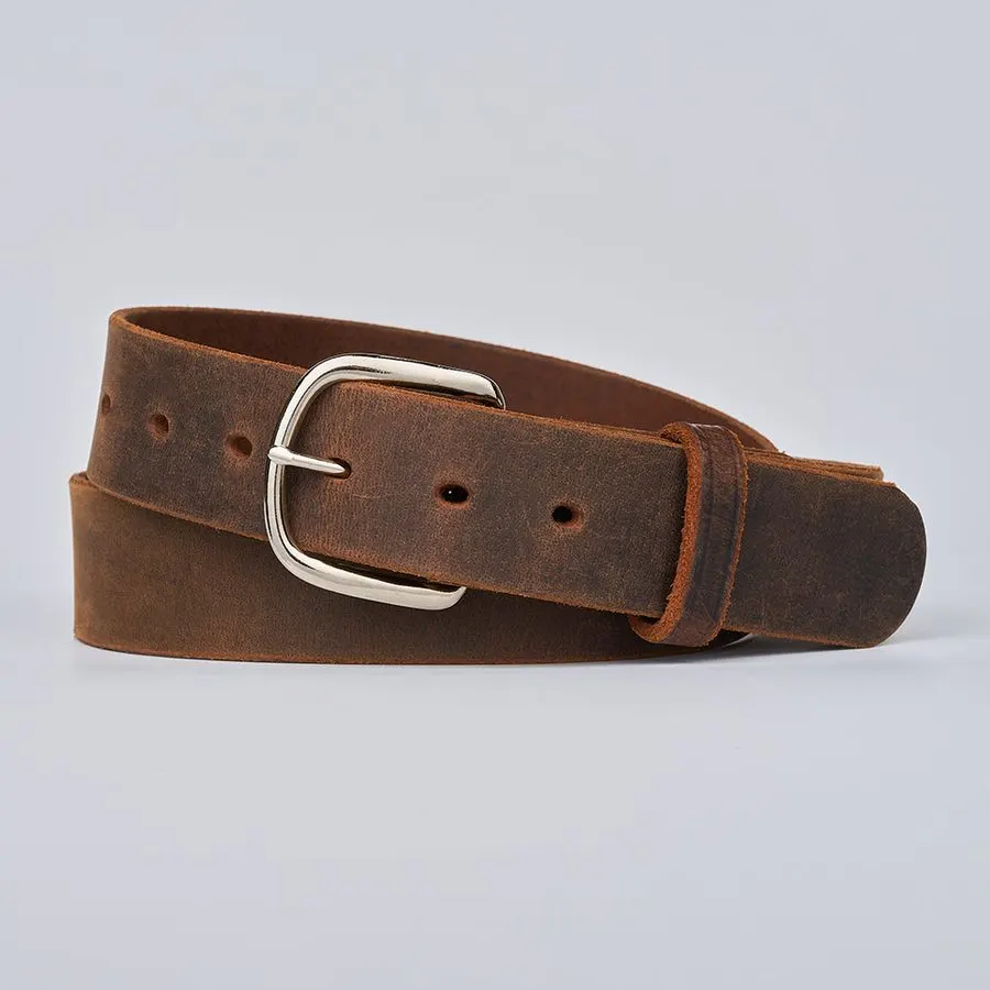 Denim-Day Leather Belt