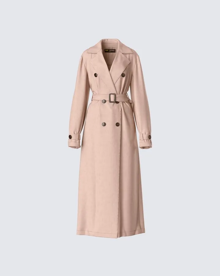 City Belted Trench Coat