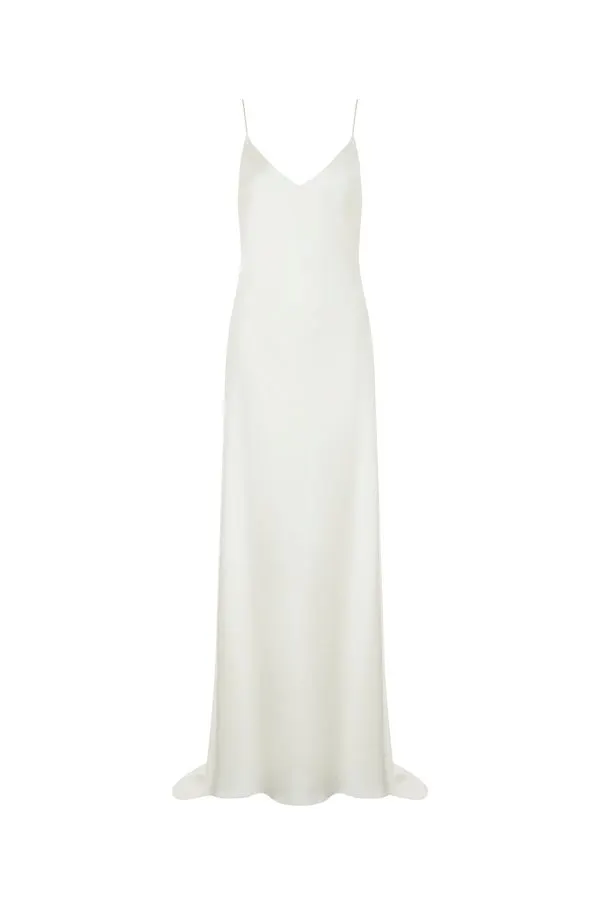 Ivory Silk Bias Slip