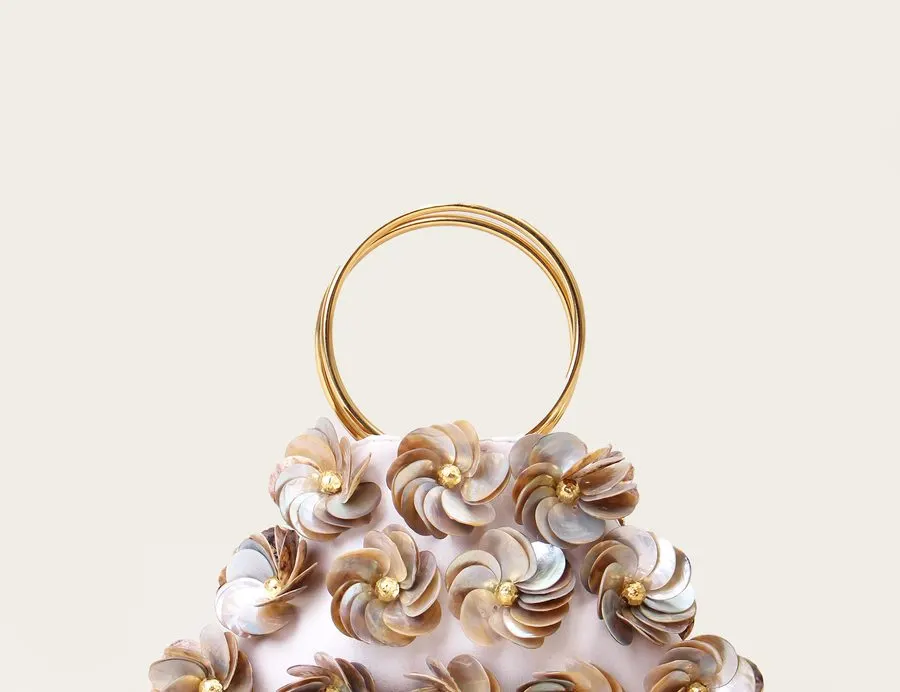 Ivoire Beaded Minaudière
