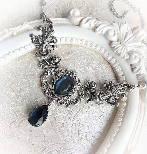 Midnight Collar Choker Necklace