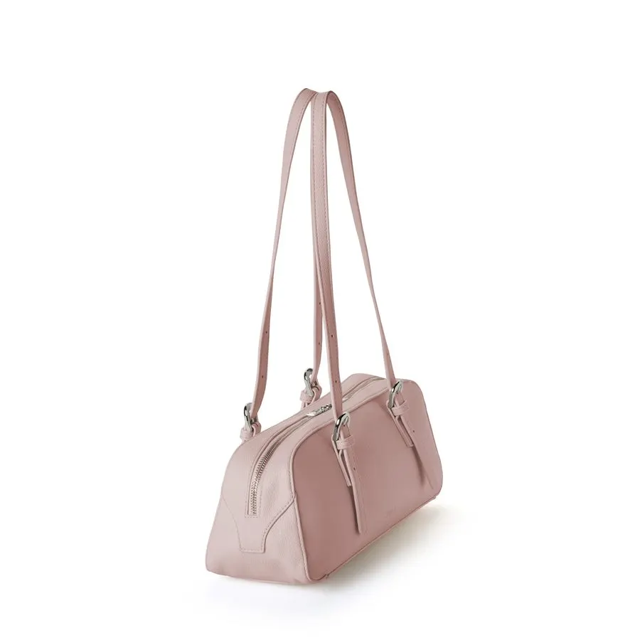 Blush Editorial Baguette Bag