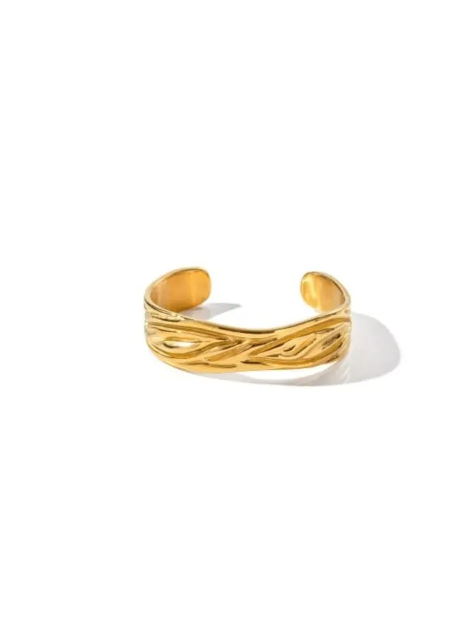 Sahara Gold Statement Cuff
