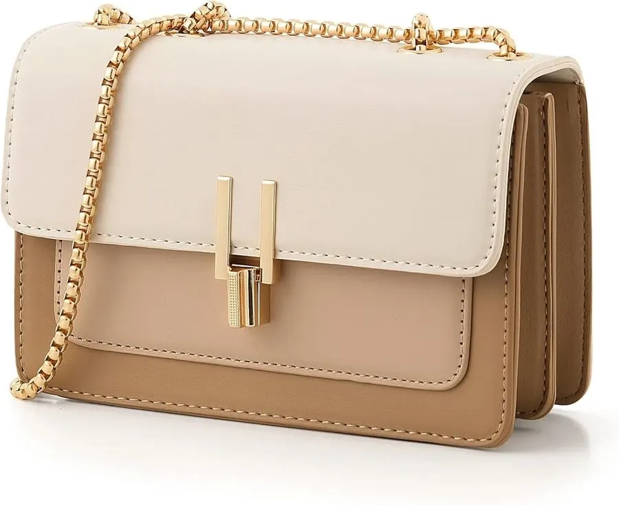 Gilded Emblem Shoulder Crossbody