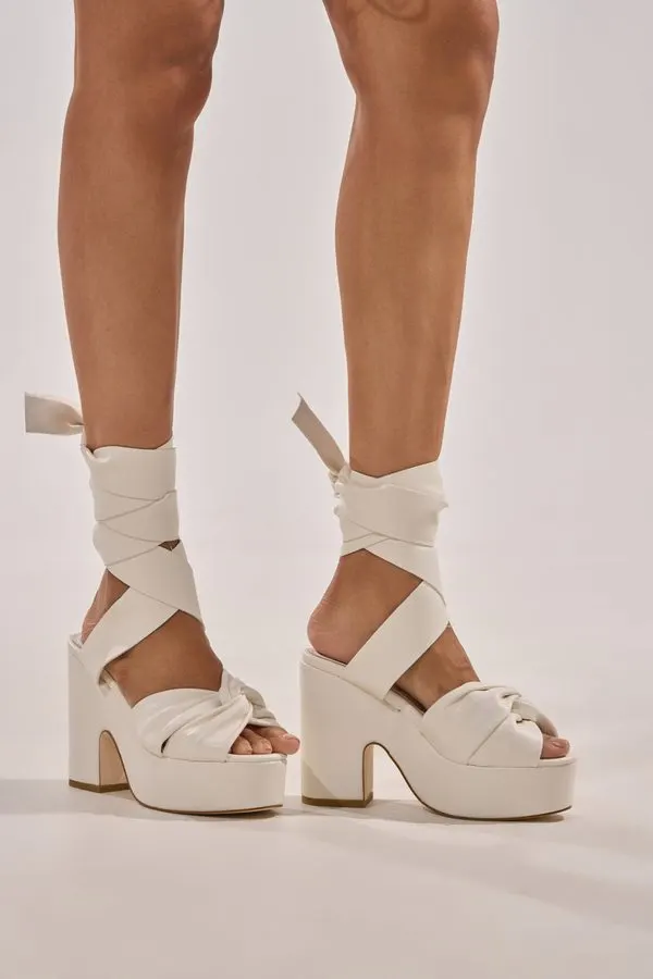 Corset Ankle-Wrap Sandal