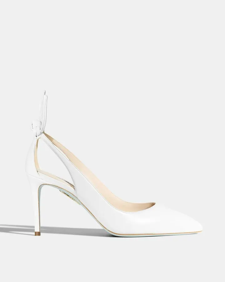 Riviera White Pump