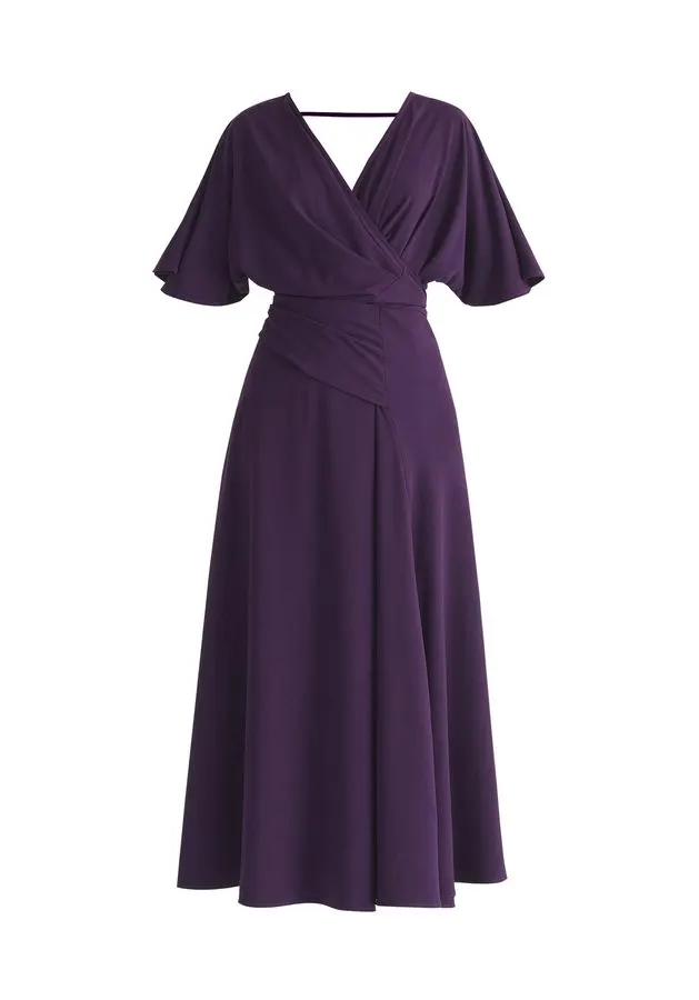 Vesper Midnight Wrap Dress
